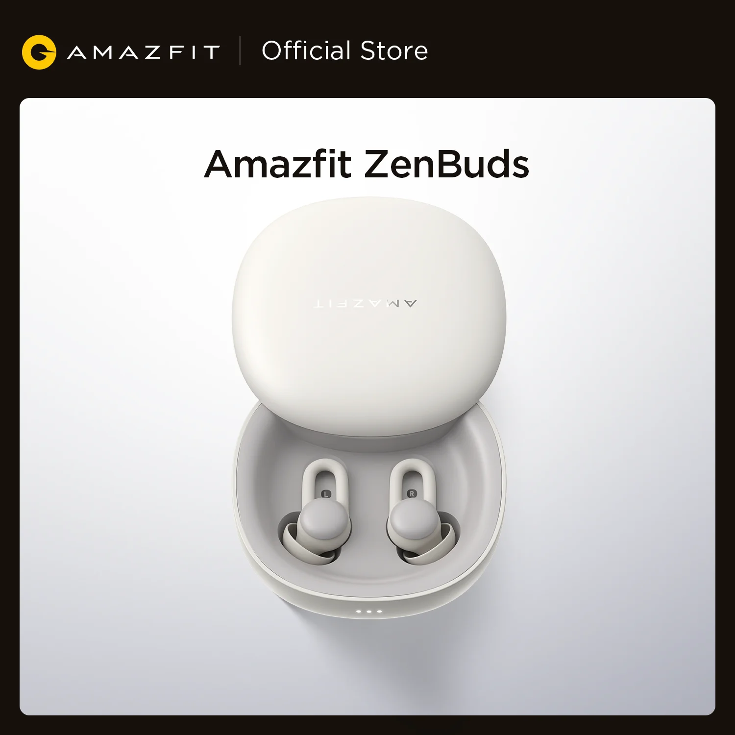 Amazfit Zenbuds auriculares, bloqueo de ruido, ligeros TWS tipo-C estuche de carga, larga vida de la batería