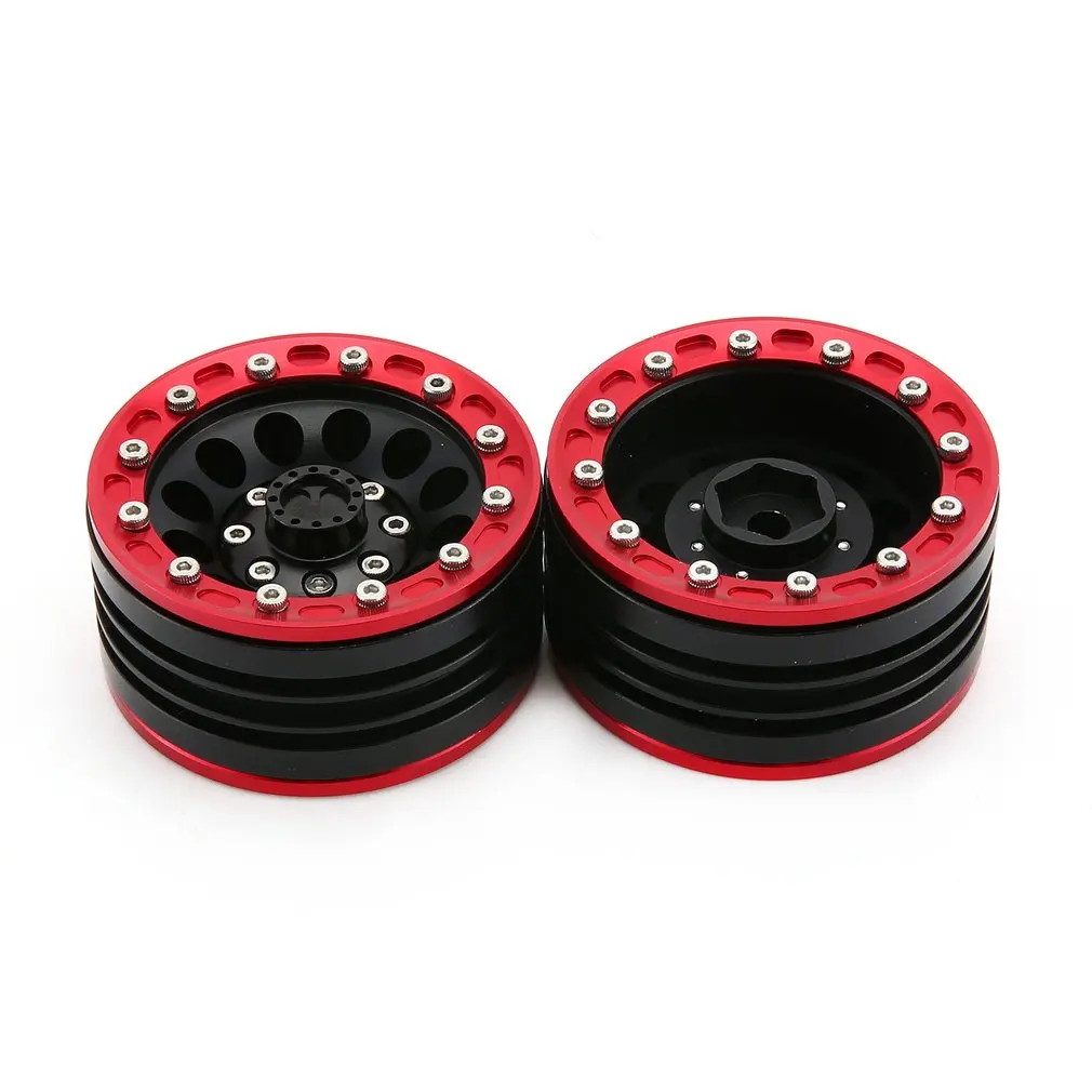 2 шт. колесные диски из алюминиевого сплава 1 9 для 1/10 RC Crawler Axial SCX10 II 90046 TRX4 D90 |