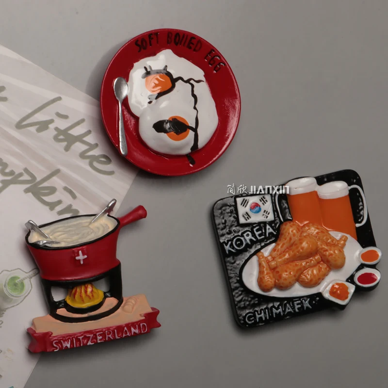 Магнит на холодильник в японском стиле корейский магнит для еды креативный