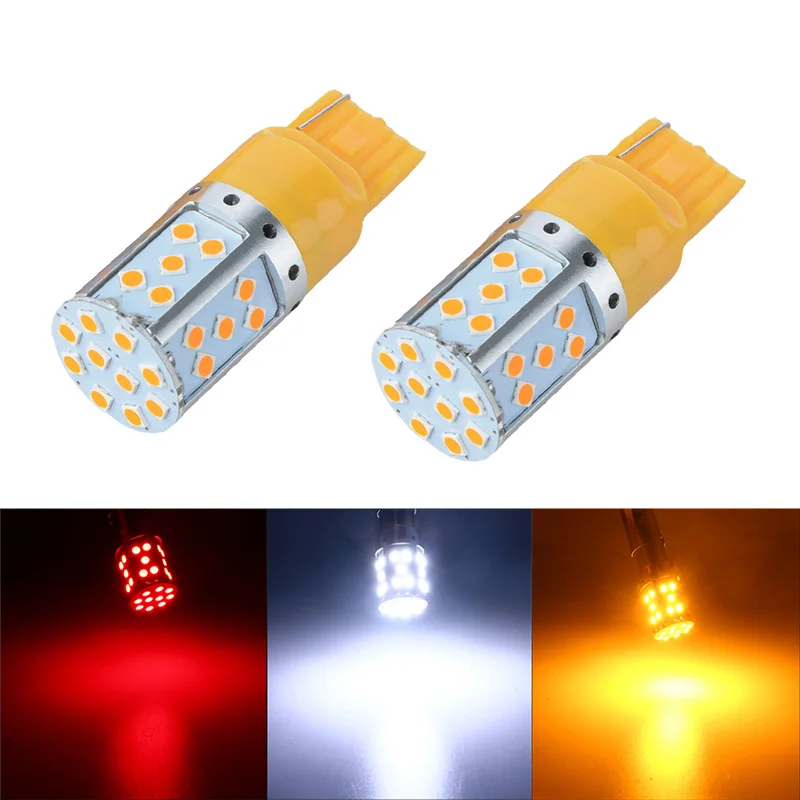 2 шт. Автомобильные светодиодные лампы T20 W21W WY21W 12 В 7440 35SMD | Автомобили и мотоциклы