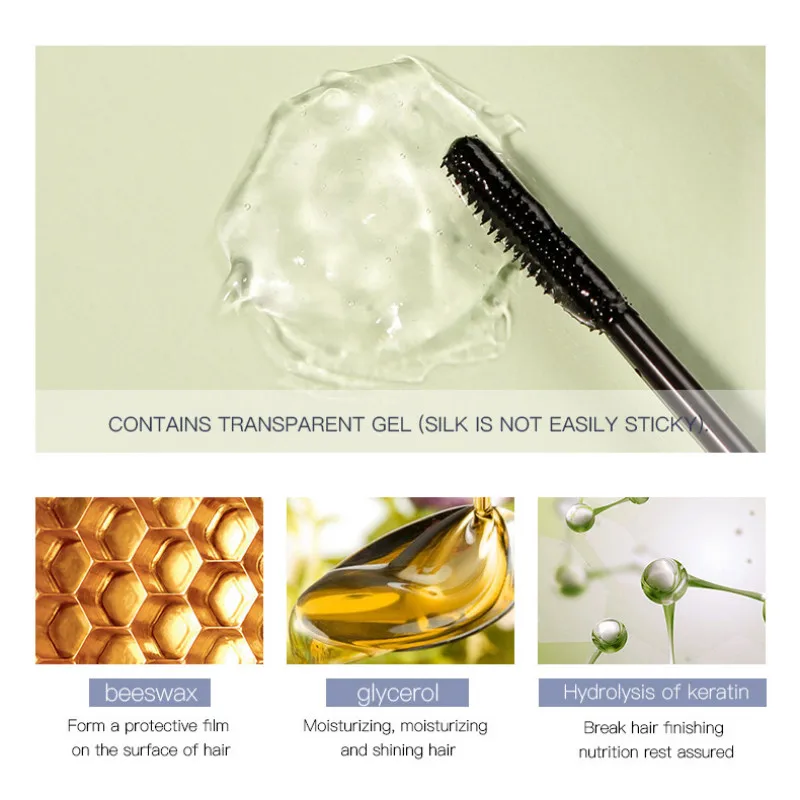 

New Anti-Frizz Hair Finishing Stick Not Sticky Lasting Natural Styling Hair Care Liquid Fixed Untidy Hair Hairdressing Gel TSLM1