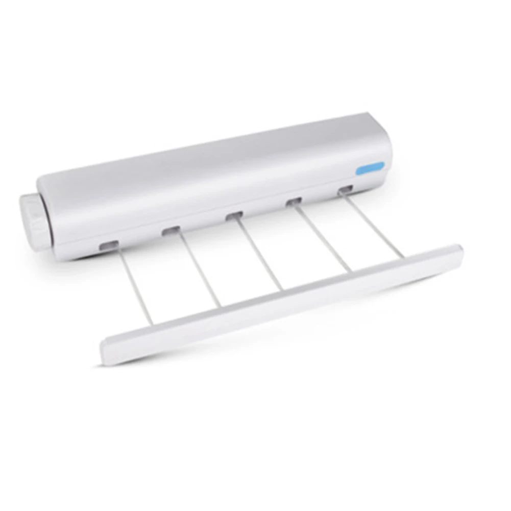 

Retractable Laundry Hanger Wall Mounted Clothes Line Clothes Drying Rack Clothesline Laundry Rope CANQ889