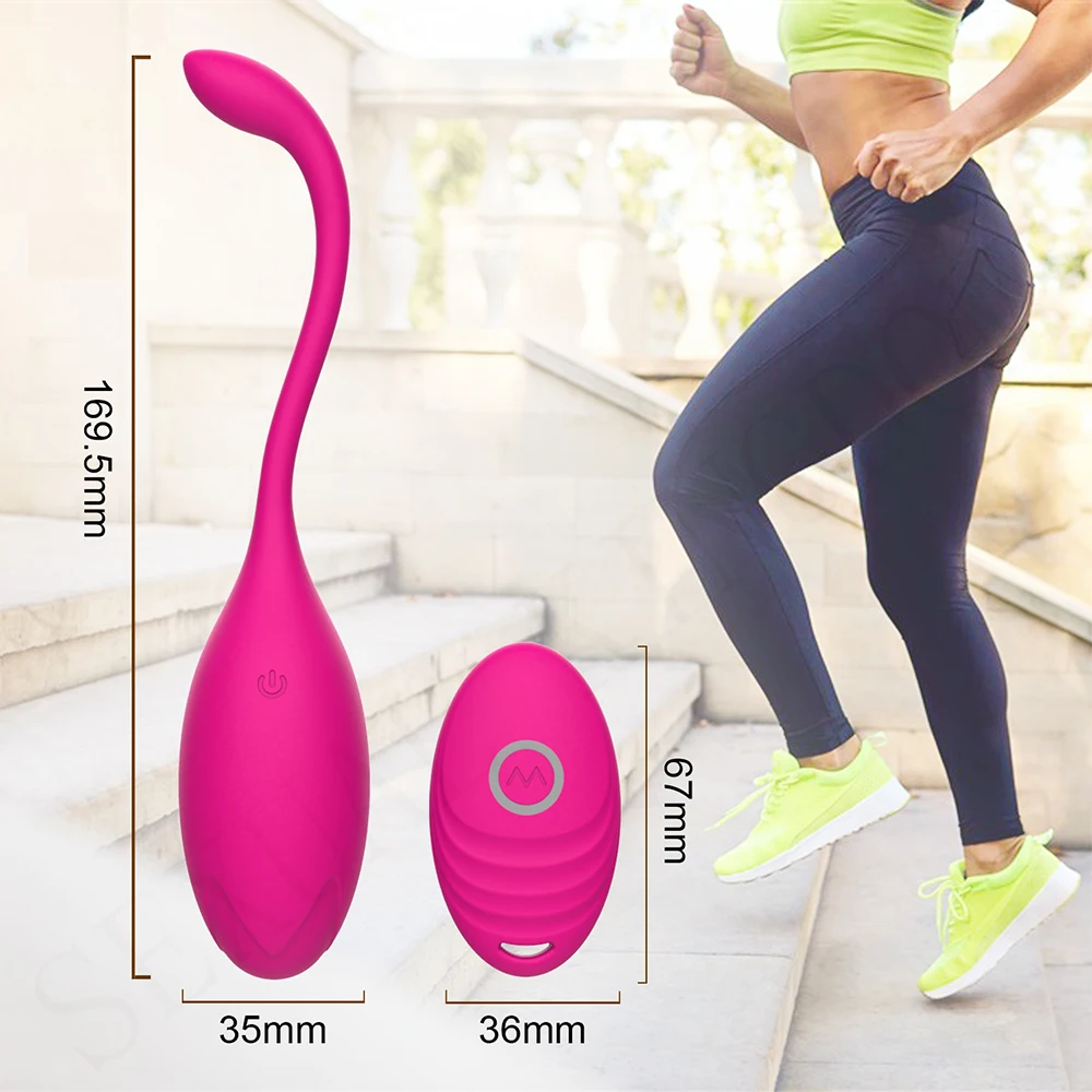 Пульт дистанционного управления прыгающее Яйцо вибратор Кегель шарик