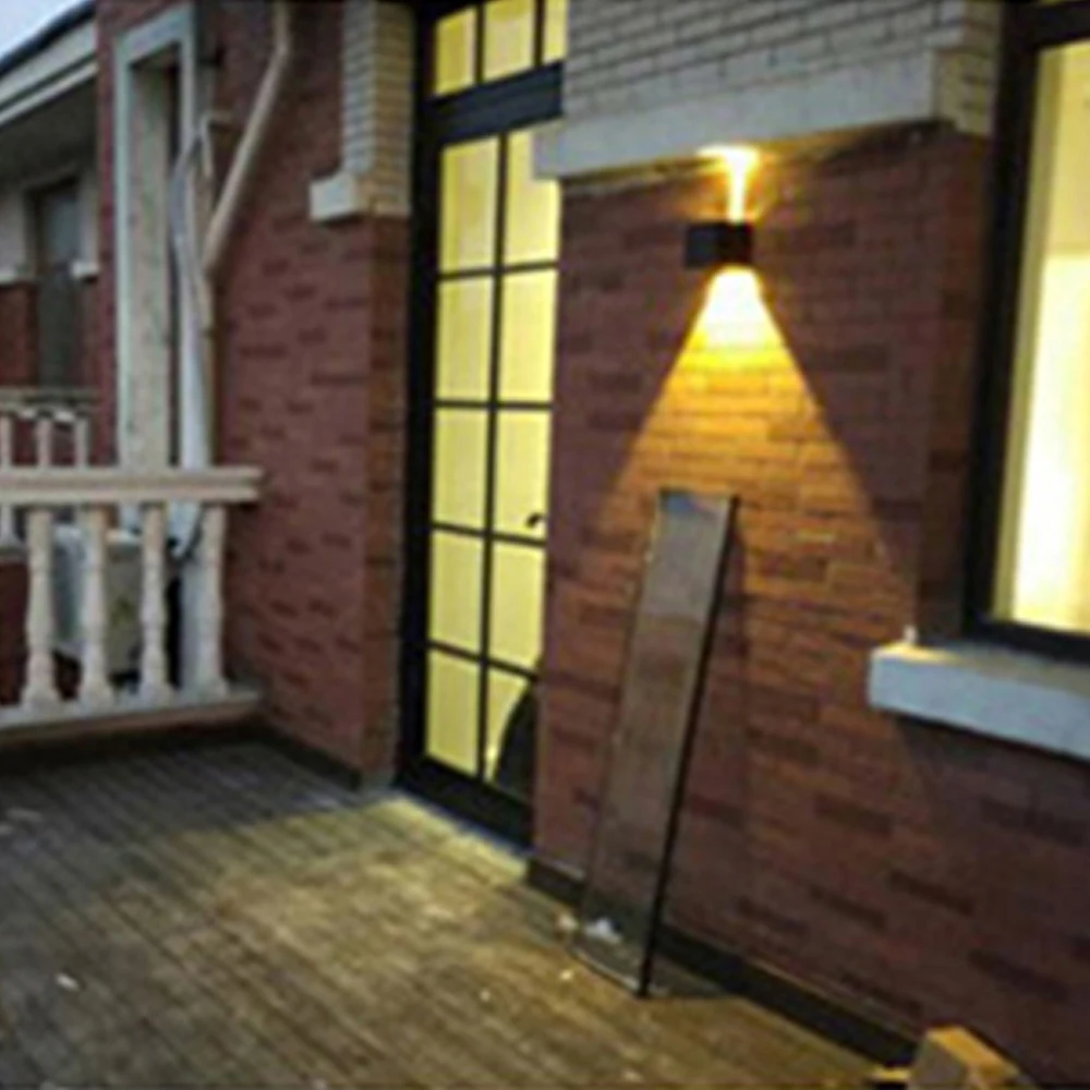 

AC85-265V LED Wall Lamp 5W Indoor Aluminum Wall Light Surface Mounted Cube LED Garden Porch Light White / Black