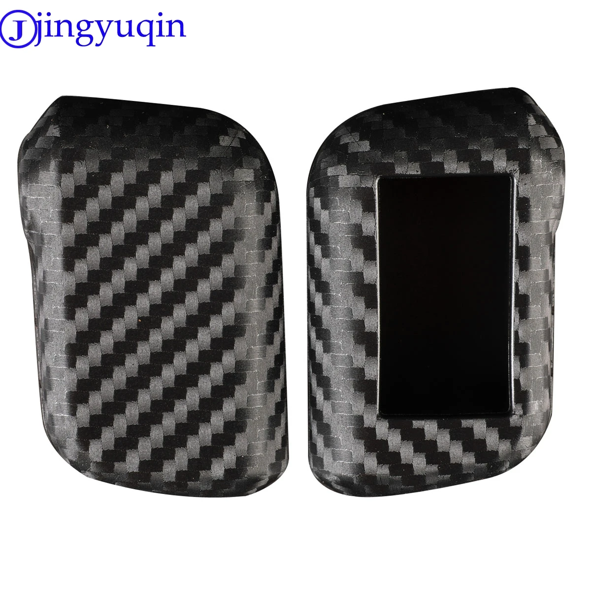 Jingyuqin 10ps углеродный силиконовый чехол для ключей Starline A93/A63 Русская версия