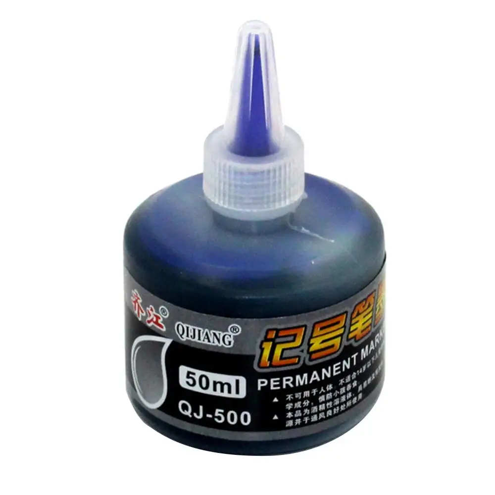 1 бутылка 50 мл Перманентная мгновенная сушка стойкий граффити черный синий