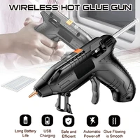 hot melt glue gunglue sticks1040pcs set cordless rechargeable hot glue applicator home improvement craft kit