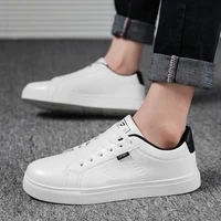vandowen white vulcanized sneakers men lightweight casual shoes men comfortable walking shoes male flat sport canvas sneakers