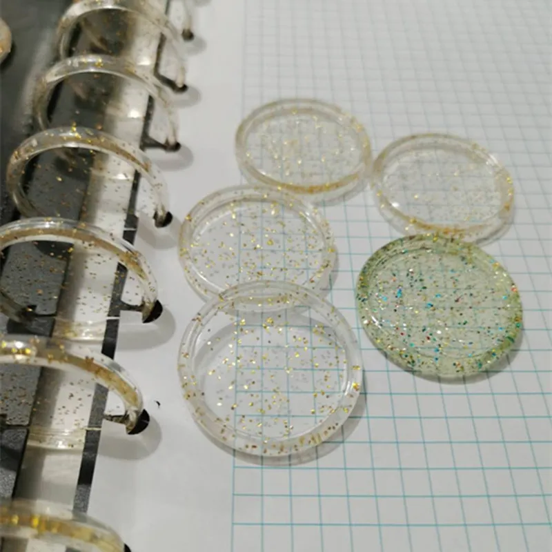 

Новые 30 шт 35 мм пластиковые твердые золотые порошки и красочные Порошковые переплеты CD, офисные и обучающие переплеты