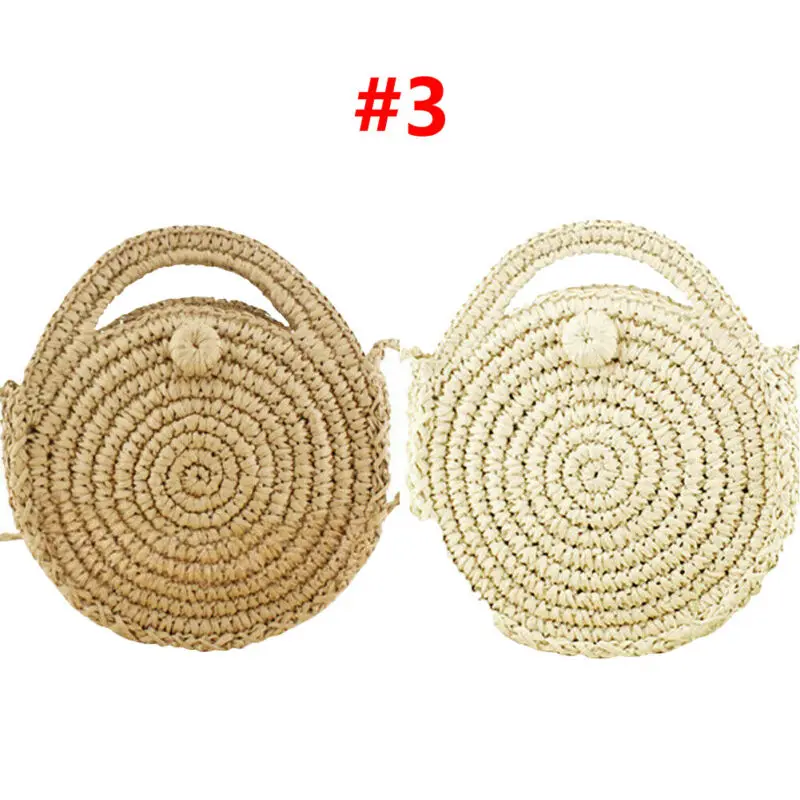 Женская богемная Летняя Пляжная сумка через плечо сумка-тоут плетеная Сумка