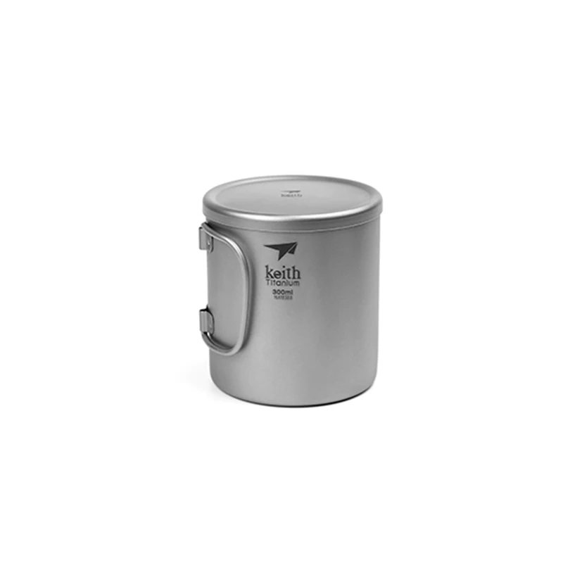 Beli Tiperajin Mug Berkemah Cangkir Titanium Dinding Ganda Perlengkapan Makan Turis Perlengkapan Piknik Perlengkapan Dapur Luar Ruangan Perlengkapan Minum Travel