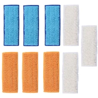 9pcs washable mopping pads vacuum cleaner sweeping pad replacement parts for irobot braava jet 240 241 cleaner robots
