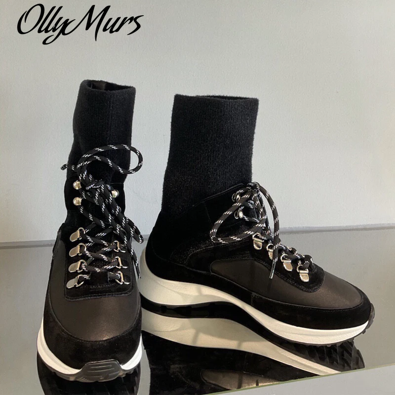 

Классические женские кроссовки ollywalls из натуральной кожи, Брендовые женские кроссовки, спортивная повседневная обувь на шнуровке