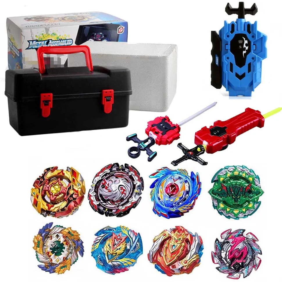 SNH-PT-42 Набор топов пусковых устройств Beyblade Toupie Metal God Burst spinning top Bey Blade Blades Toy bay blade bables - Цвет: SNH-PT-42