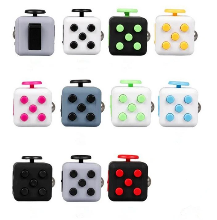 

High Quality 3.3cm magic Cube Vinyl Desk Finger Toys cubeToys for Birthday Christmas Gift Antistress Stress Cube Toys