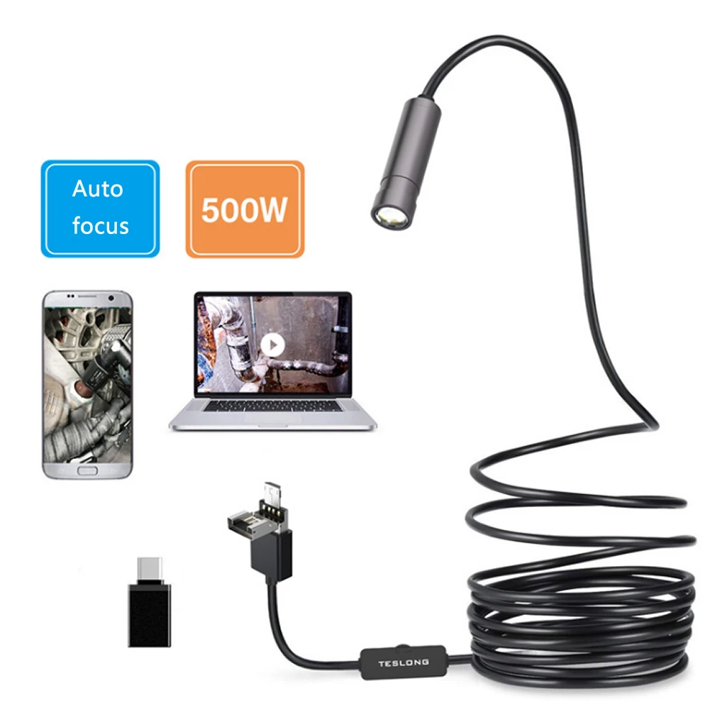 Usb камера эндоскоп с автофокусом 1080 МП 2 50 м|Бороскопы| |
