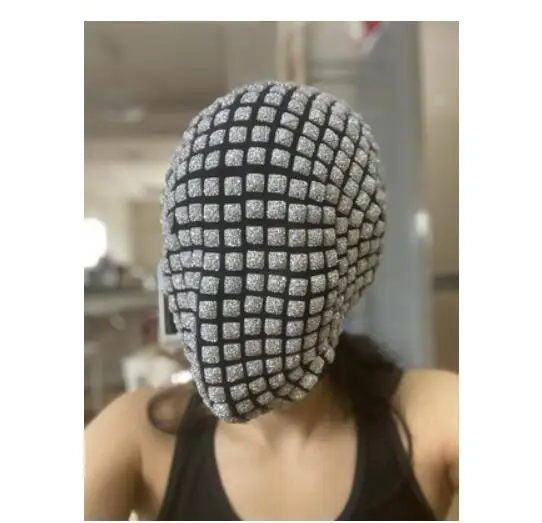 Блестящие стразы с кристаллами маска заклепками аксессуары для выступлений