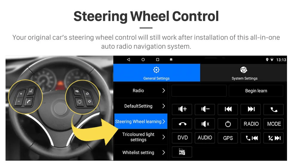 Seicane 9 дюймов Android 9,0 головное устройство плеер для 2004-2008 2009 2010 2011 Ford Focus Exi на Selfie stick с зеркалом ссылка Автомобильный gps Navi Стерео