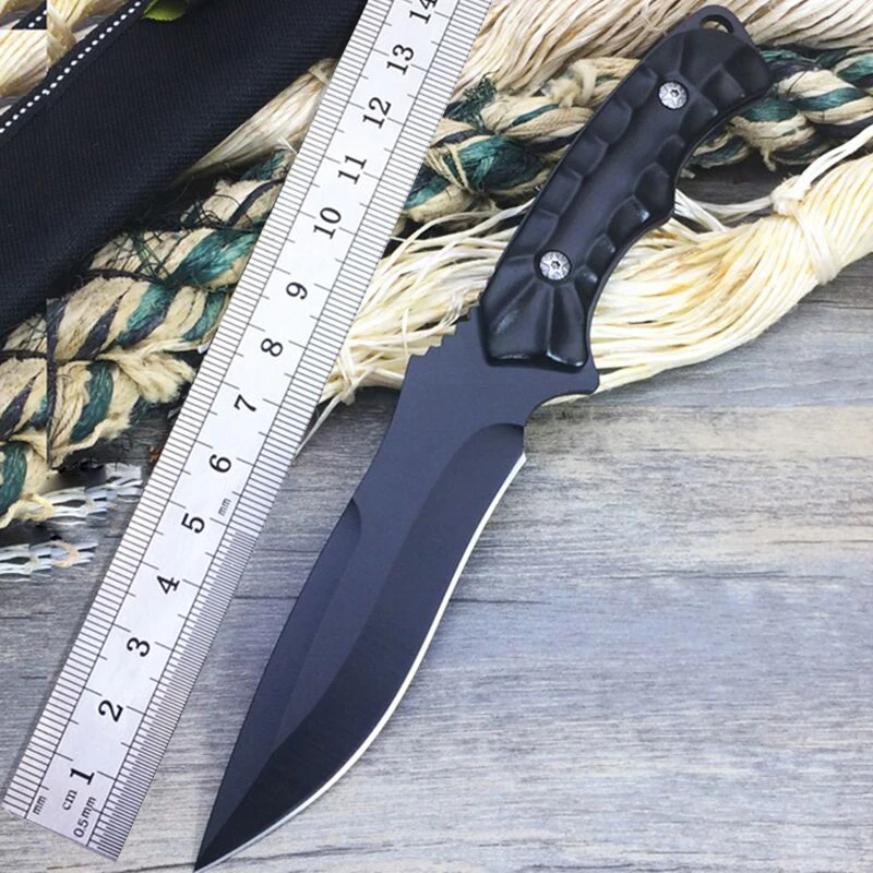 Высококачественный нож уличный тактический с фиксированным лезвием высокой