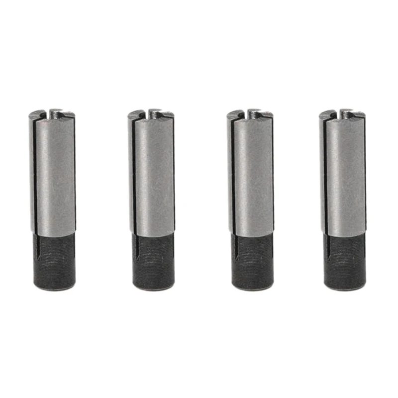 

4 Pcs 1/4 Inch To 1/8 Inch Chuck Driver Adapter Engraving Machine Conversion Kit for Engraving Machine ER Collet