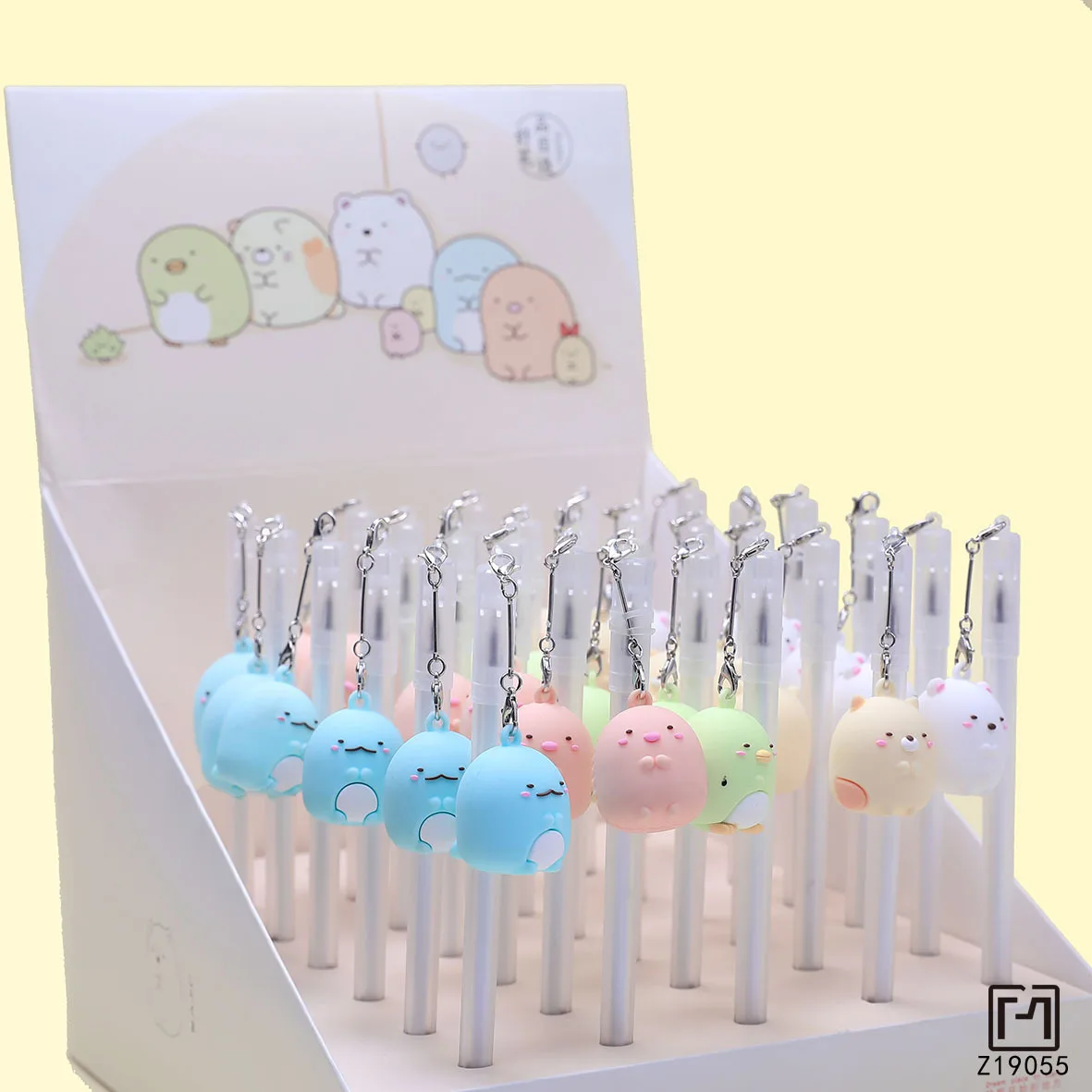 35 шт./лот Sumikko Gurashi гелевая ручка с подвеской Милая 0,5 мм черная чернильная нейтральная ручка рекламный подарок канцелярские принадлежности Школьные принадлежности