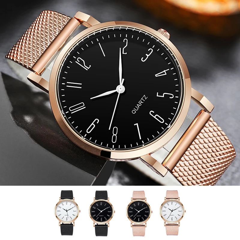 

Women's Ultra Thin Watches Simple Women Business Mesh Belt Quartz Watch Female Sports Watches Casual Wristwatch Clock