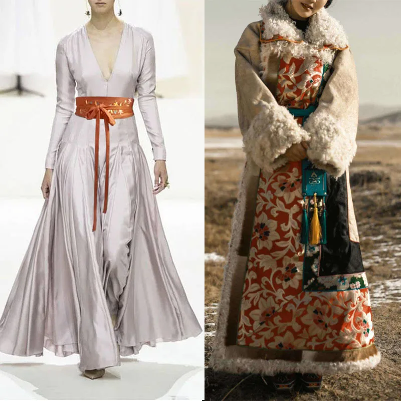 

Flower Embroidery Traditional Kimono Obi for Women Hanfu Performance Party Vintage Costumes obi belt evening dresse