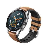 22mm watchband for huawei watch gt activehonor watch magic smart watch replace bracelet siliconeleather wrist strap band