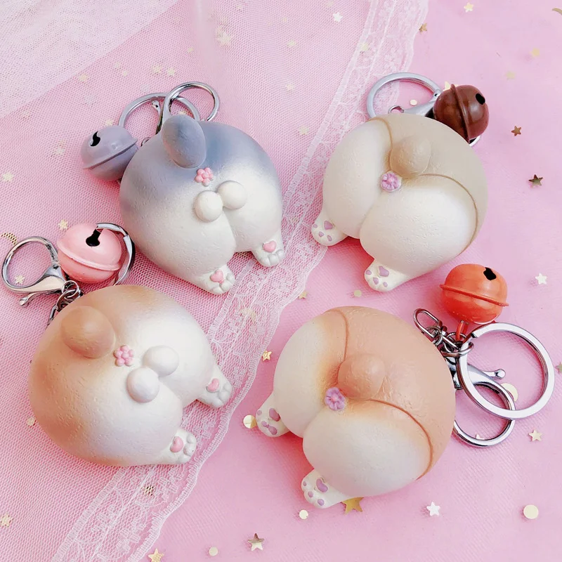 Собака корги для бедер и ягодиц мягкие игрушки животные Kawaii эластичность собака
