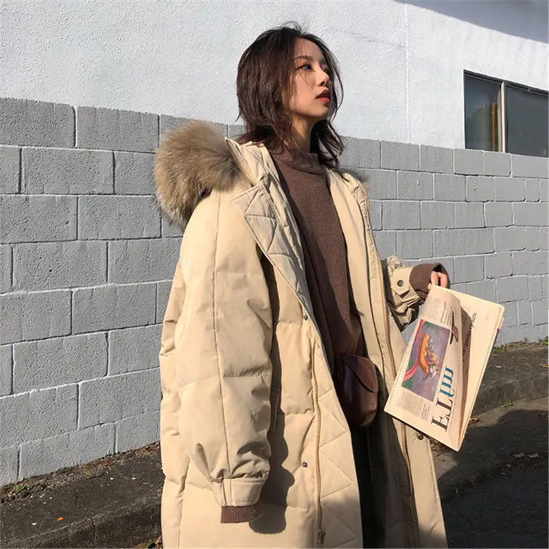 Женская хлопковая одежда новинка 2021 зимние куртки утепленное теплое пальто