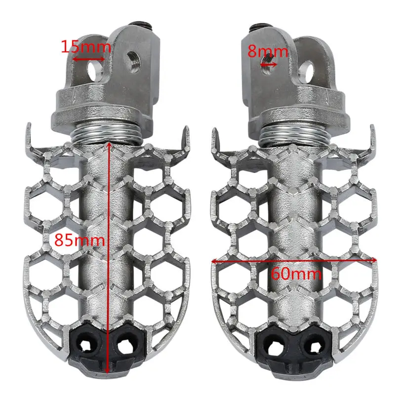 

Motorcycle Left Right Side Stainless Steel Rider Foot Pegs For BMW F800GS 2008-2016 2014