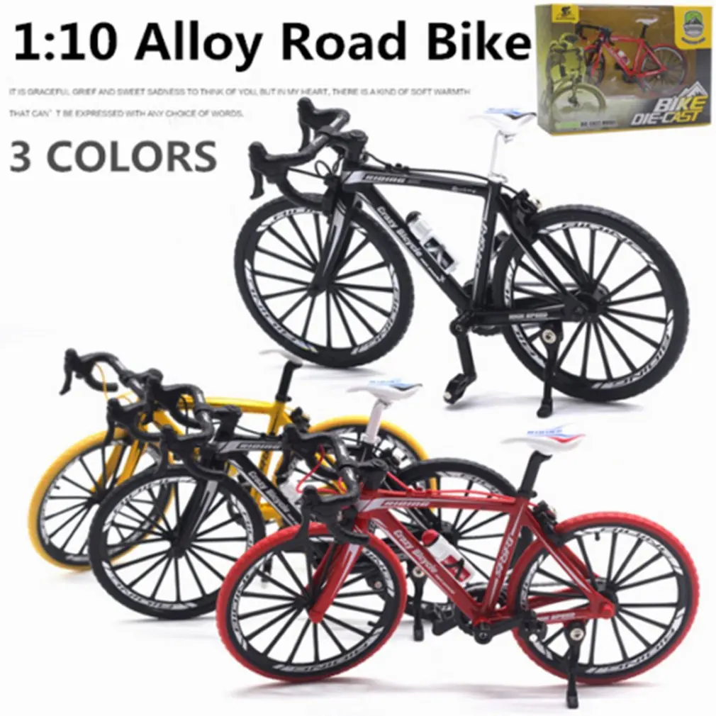 

Мини модель велосипеда 1:10 из сплава, отлитый под давлением, металлический палец, горный велосипед, гоночная модель, коллекционная игрушка д...