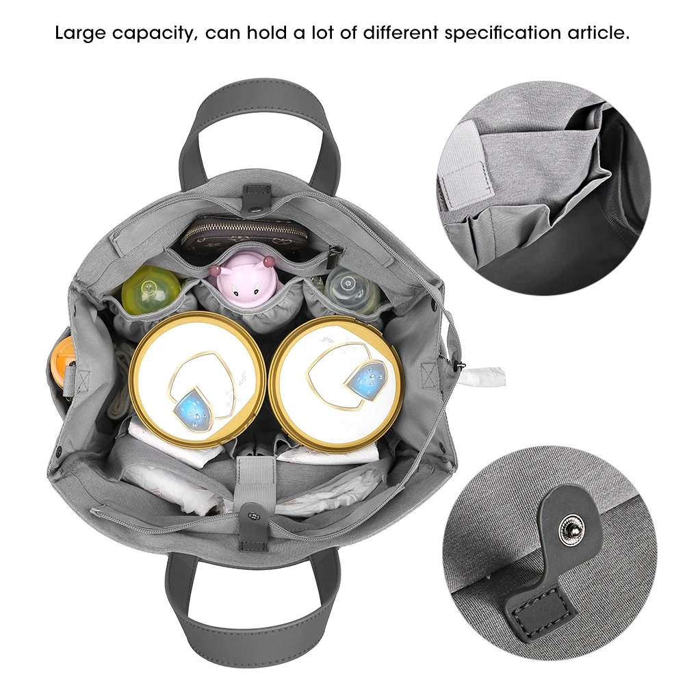 

Large Capacity Diaper Bag Baby Nappy Bag Mummy Daddy Backpack Waterproof Casual Laptop Bag Milk Bottle Bag