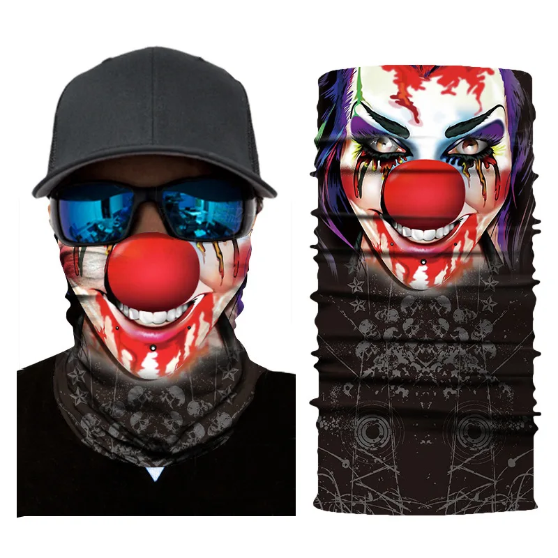 3d-маска для лица с Веном бесшовная бандана Joker маскариллы мотоциклетный шейный
