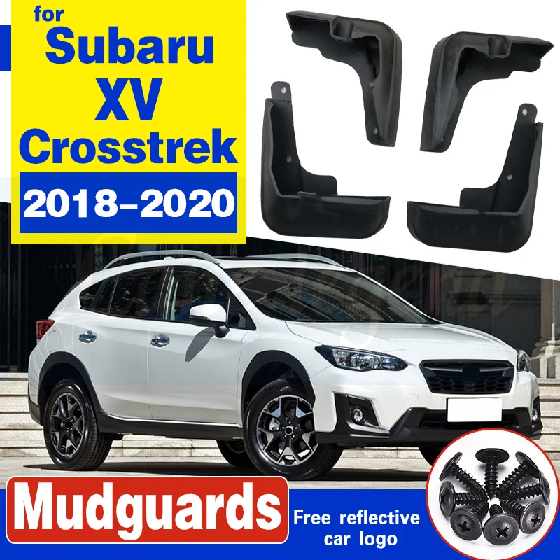 4 шт Передние Задние Автомобильные Брызговики для Subaru XV Crosstrek 2018 аксессуары