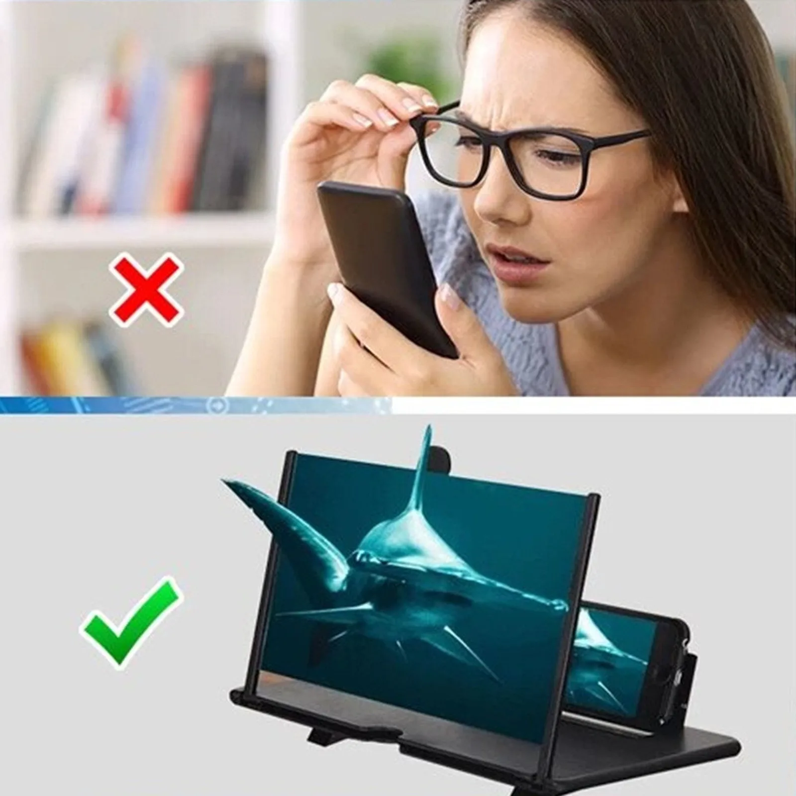 Складная трехмерная подставка для мобильного телефона 4 дюйма | Мобильные