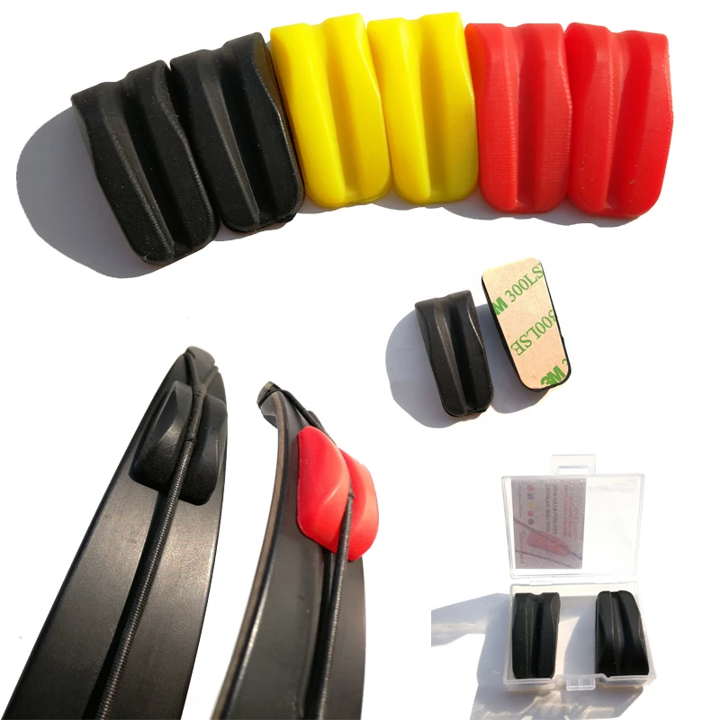 

2pcs Bow Limbs Stabilizer Limb End Damper Bow String Stabilizer Shock Absorber Takedown Recurve Bow Traditional Reduce Noise