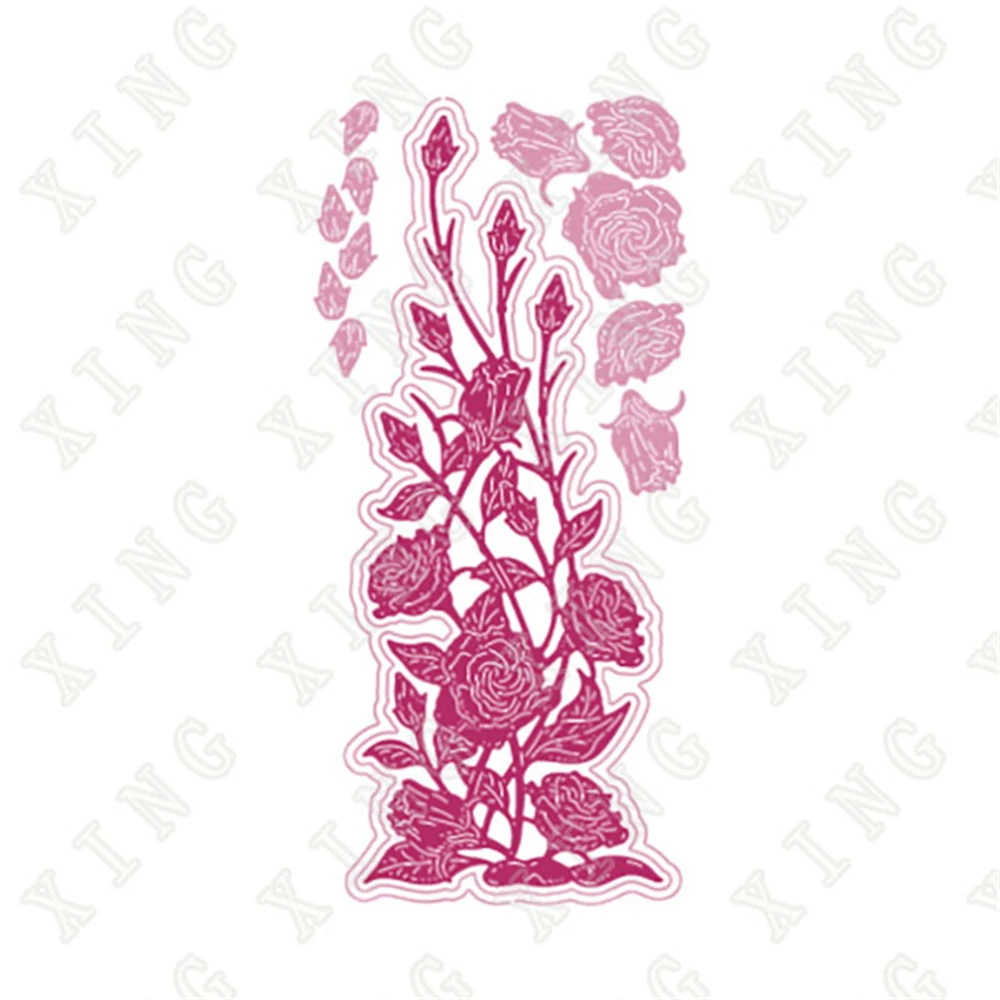

Hot Sale Lifted Lisianthus New Metal Cutting Dies for Diy Scrapbooking Crafts Maker Photo Album Template Handmade Decoration