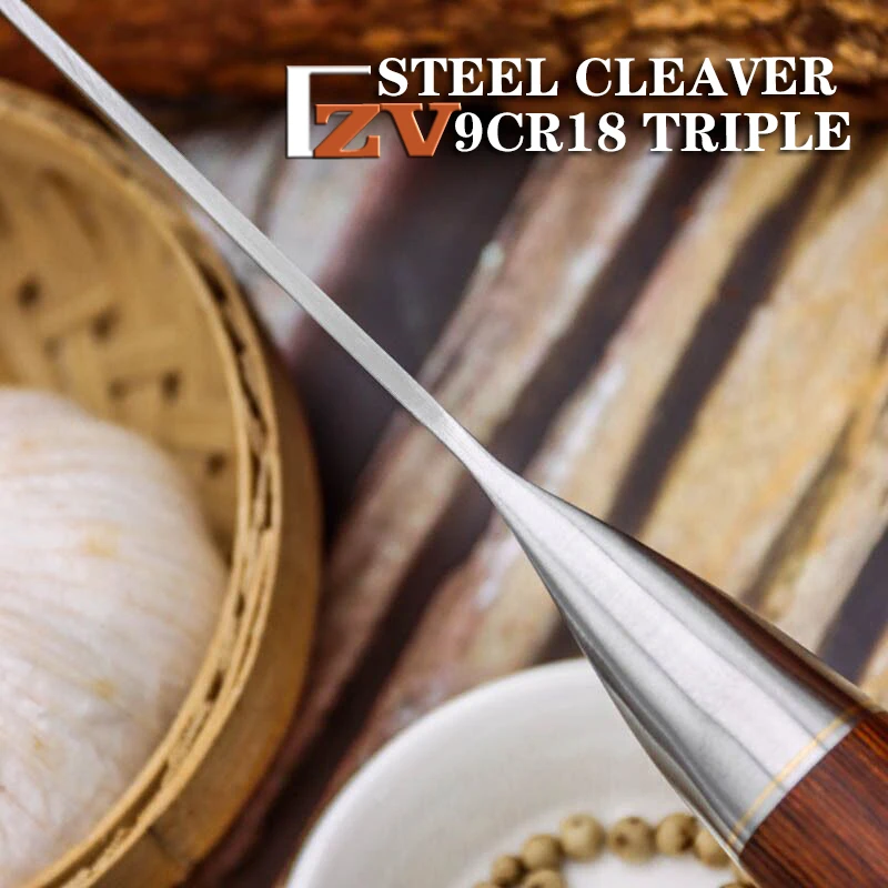 Высшее качество 9Cr18mov Nakiri кухонные ножи Razuo острый шеф-повара нож для нарезки