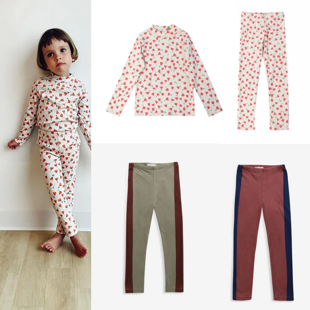 

Новый пижамный комплект для девочек и мальчиков, пижамный комплект для детей, зимняя одежда, рубашка с длинным рукавом и штаны для детей