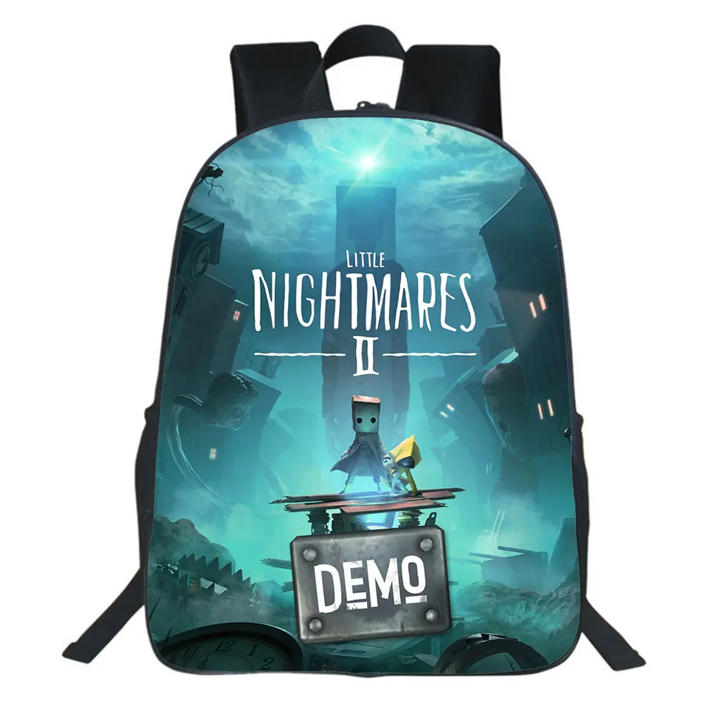 

Casual Little Nightmares 2 Backpack Boys Girls School Bag Men Women Rucksack School Bag Teens Daily New Game Knapsack Mochila