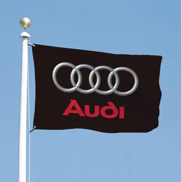 AUDI 3*5 футов (90 см * 150 120*180 см) полиэстер фотофлаг украшение для мотоцикла Летающий