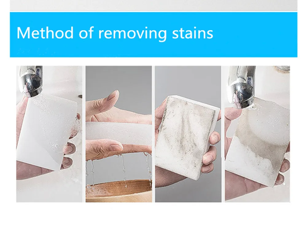 10 шт./20 шт. Волшебная салфетка нано губка меламиновая для мытья посуды Чистящая