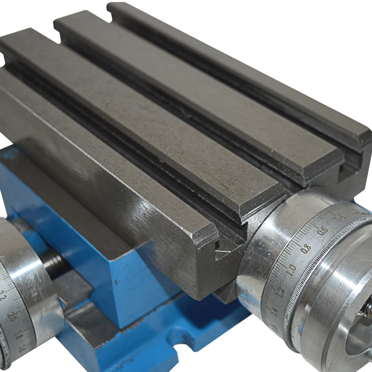 Drilling and milling machine cross manual table fixed cross-type desktop drilling and milling machine tools 1pc