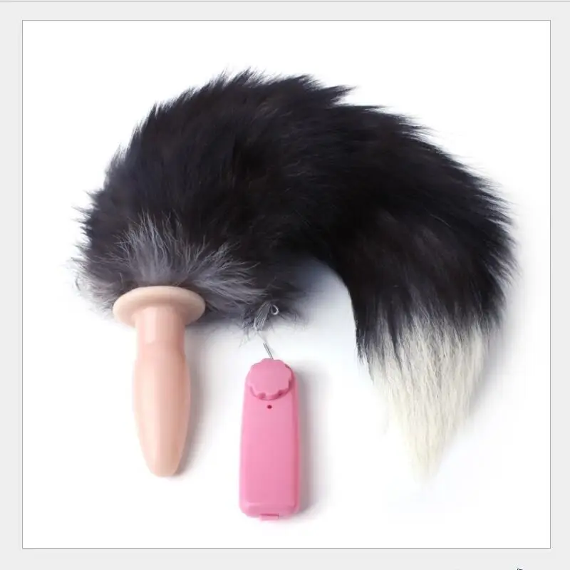 Женская Мягкая силиконовая Анальная пробка с сексуальным лисьим хвостом товары