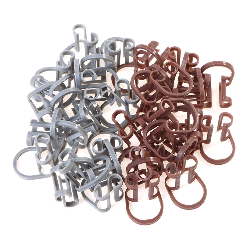 

20pcs Dental Dental Dentist Disposable Cotton Roll Holder Clip For Clinic Orthodontic Lab Supplies Set Holder 2 Colors