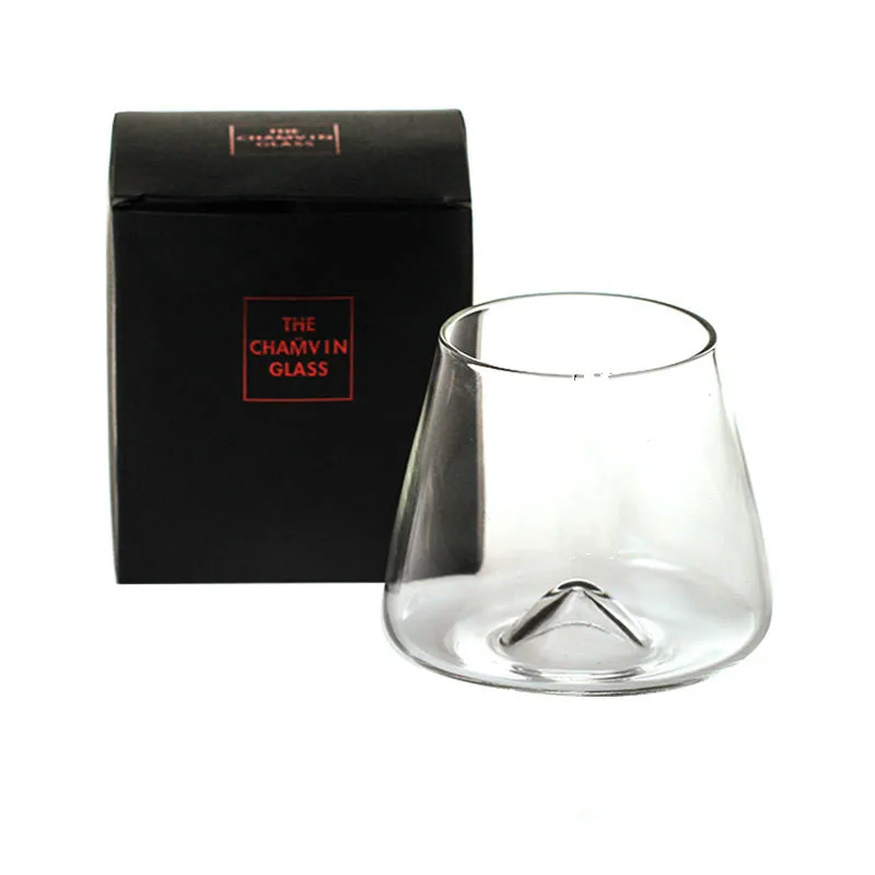 Hot Selling 300ml Vortex Whiskey Glass Cup Heat-Resistant Spirit Lead-Free Crystal Vodka Bar Drinkware Hand-Made Wine | Дом и сад