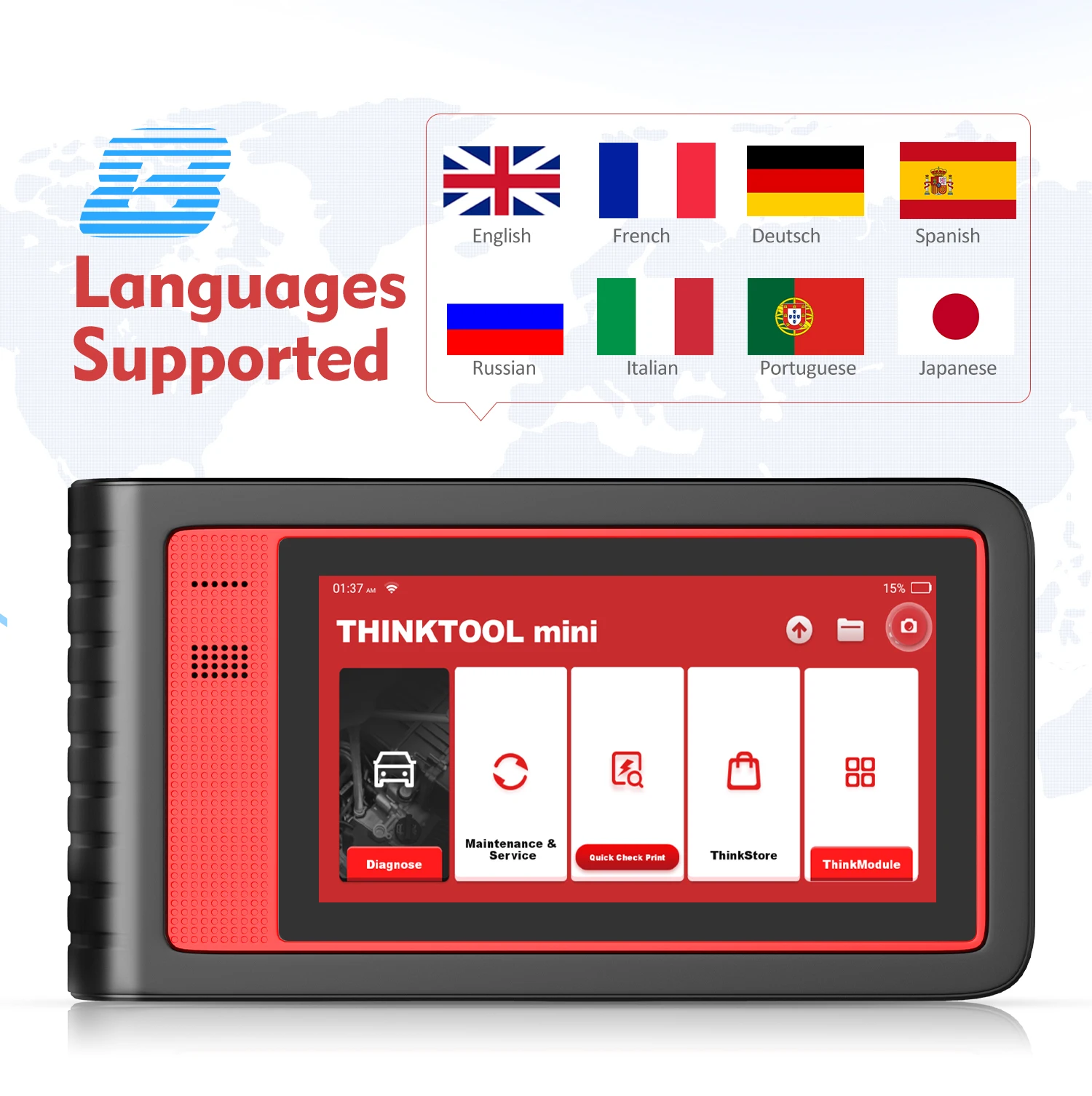 

Thinkcar Thinktool Mini OBD2 Car Scanner Automotive All System Diagnostic Scanner Engine Code Reader Car DPF Oil Reset Service