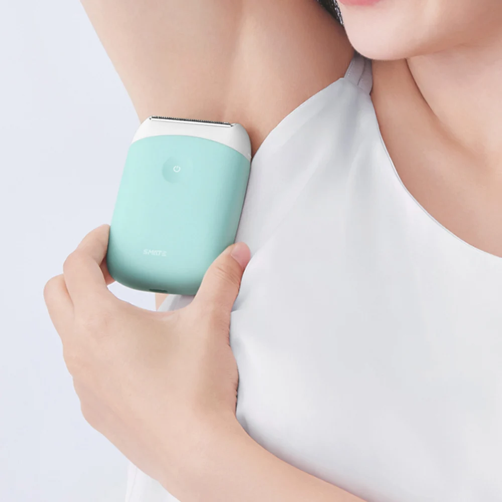Электрический эпилятор Smate для Xiaomi Mini, портативный триммер для удаления волос для женщин, USB перезаряжаемая гладкая бритва, водостойкий эпилятор