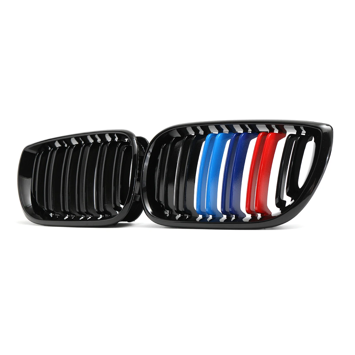 Горячая Распродажа 3 цвета пара м-стиль черный глянец передний бампер решетка